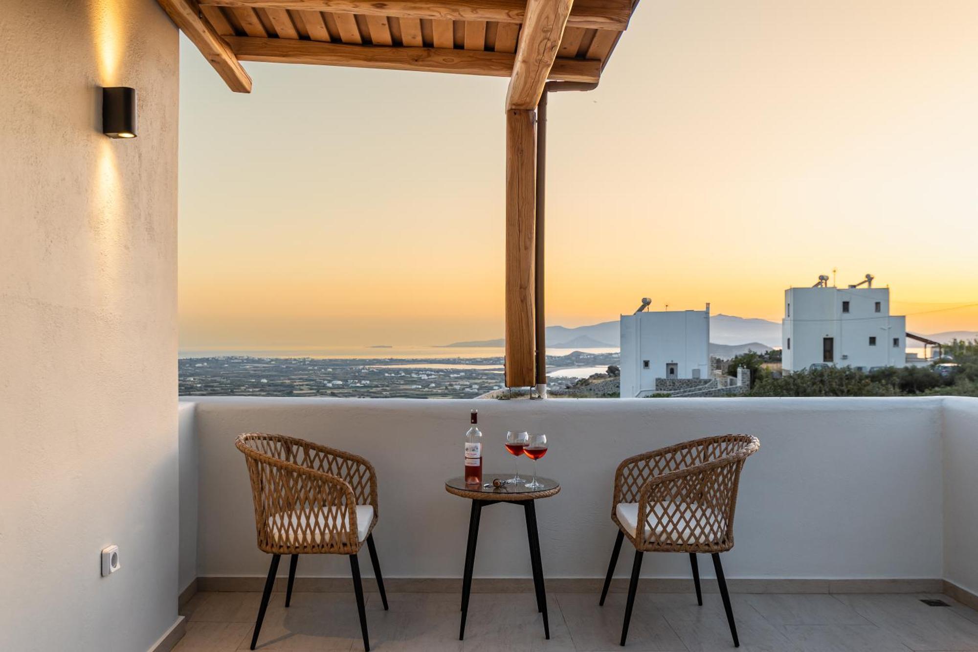 Naxos Peaceful Villa With Panoramic Sea View Naxos City Exterior photo